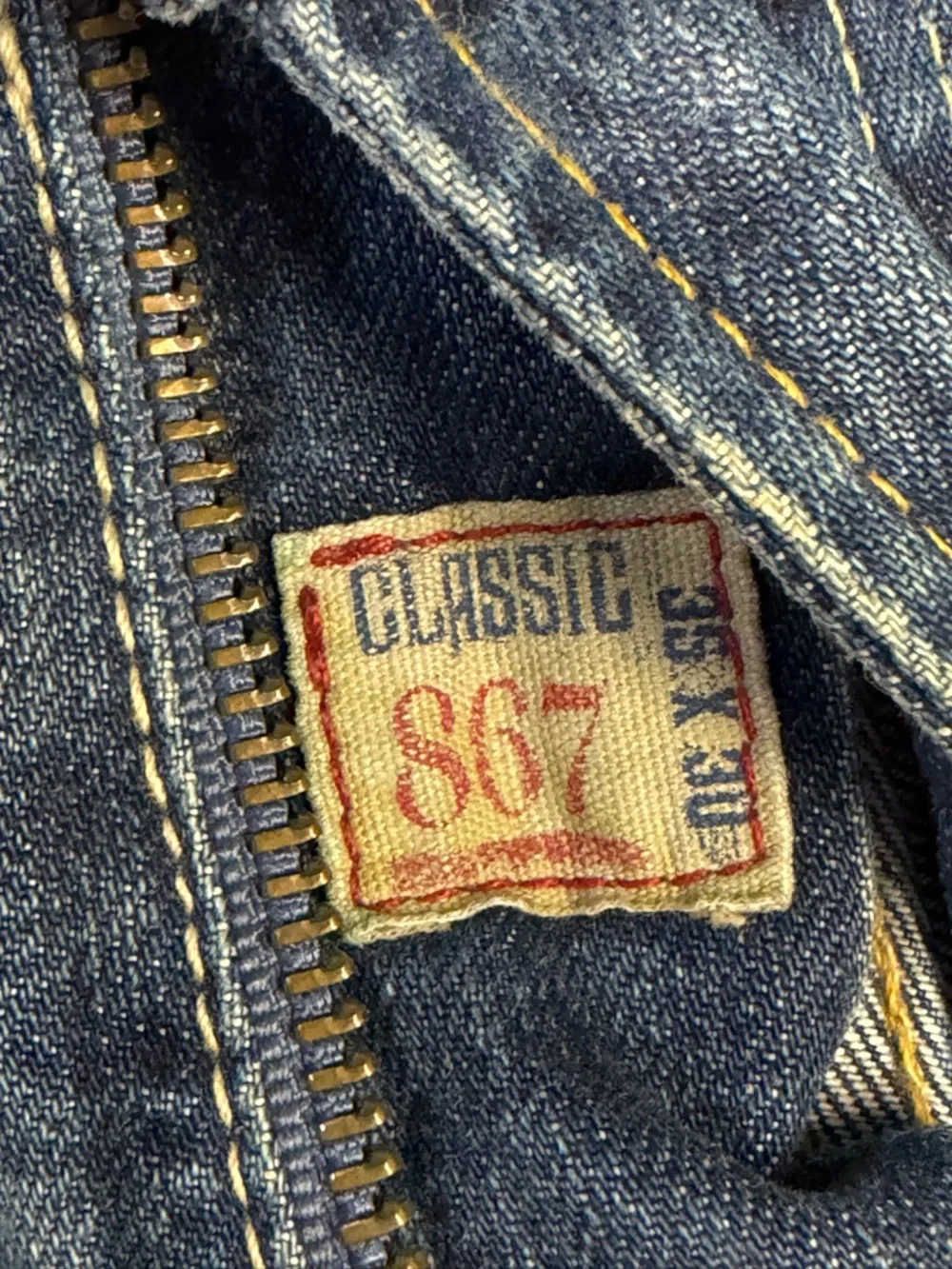 Classic Polo Ralph‎ Lauren Men’s Straight Jeans in Blue Denim 35x30